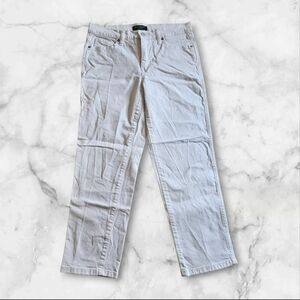 Banana Republic Petite 27/4 White Slouch Jeans — Women's Slim Stretch, Stylish